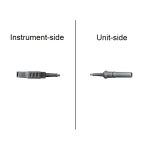 Bipolar cable; flat plug