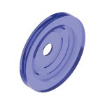Back seal for rinsing adapter